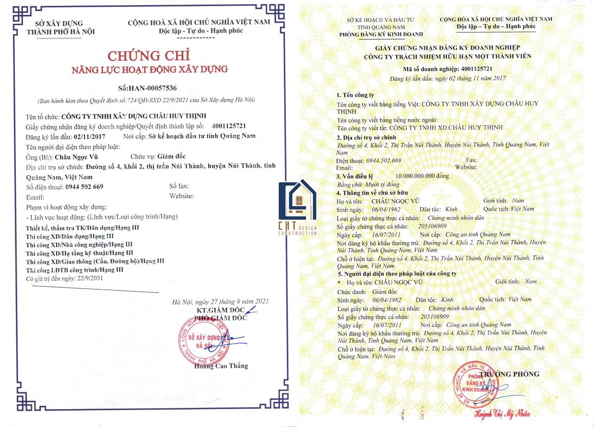 chung chi nang luc hoat dong