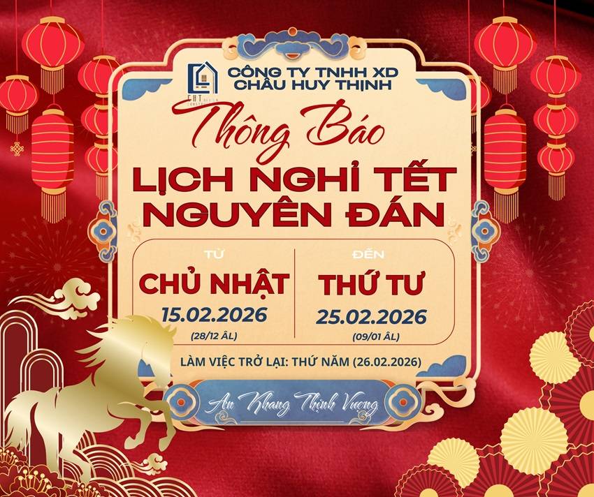 Chính Thức Lịch Nghỉ Tết Nguyên Đán 2026| Số Ngày Nghỉ & Ngày Quay Lại Làm Việc Của CHT HOME